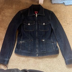 Chaps dark wash size small women’s Jean jacket